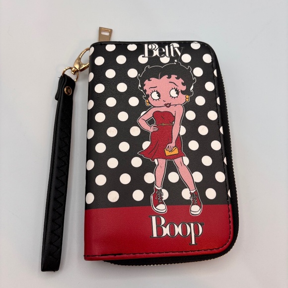Betty Boop Retro Style Cartoon Character Clutch Wallet - Picture 1 of 11